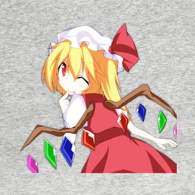 Flandre Scarlet Tehe~ by KokoroPopShop